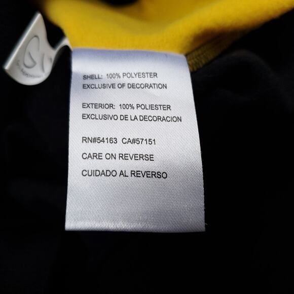 G-III Carl Banks Pittsburgh Pirates Tricot Full-Zip Track Jacket Black Gold Sz S - Picture 15 of 16